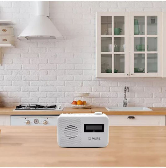 Pure Elan One 2 Φορητό Ραδιόφωνο Ρεύματος / Μπαταρίας DAB+ με Bluetooth Λευκό