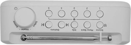 Pure Elan One 2 Φορητό Ραδιόφωνο Ρεύματος / Μπαταρίας DAB+ με Bluetooth Λευκό