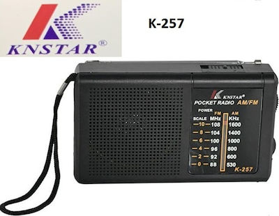 Knstar K-257 Tragbares Radio Schwarz