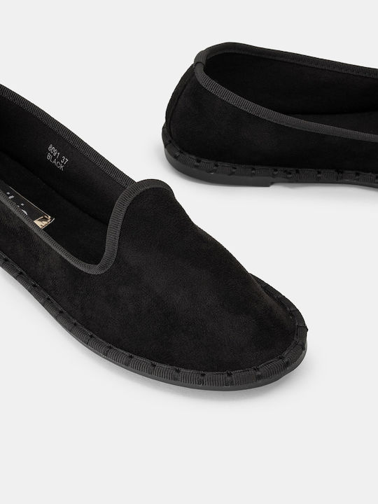 Women's Synthetic Leather Espadrilles Black