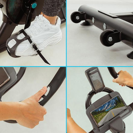 Cecotec DrumFit Indoor Ποδήλατο Spinning Μαγνητικό με Ροδάκια