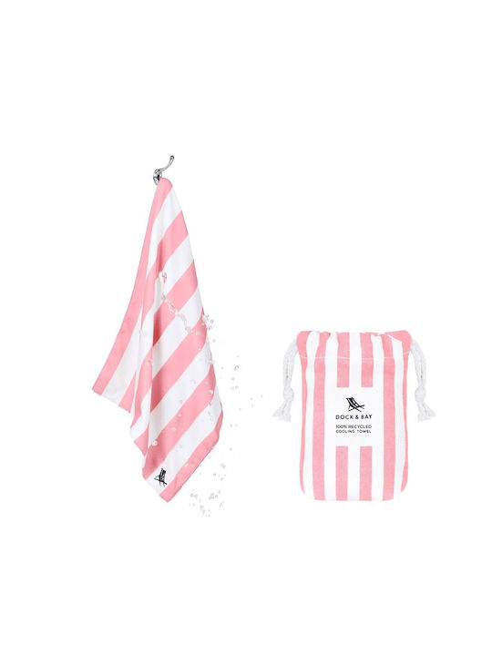 Prosop de sală răcoritor Dock & Bay 69x33cm Malibu Pink