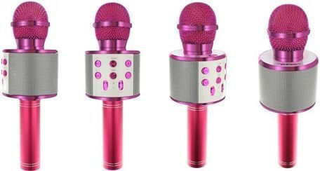 Izoxis Wireless Karaoke Microphone 22191 in Pink Color