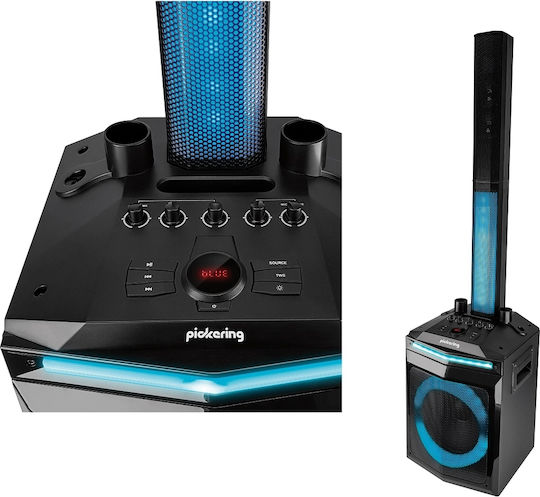 Karaoke Speaker with Wireless Microphones and Lighting Effects Solo Array 400 Black