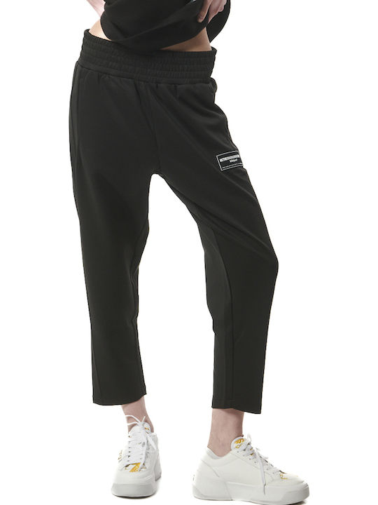 Body Action Pantaloni de trening Fleece Negru