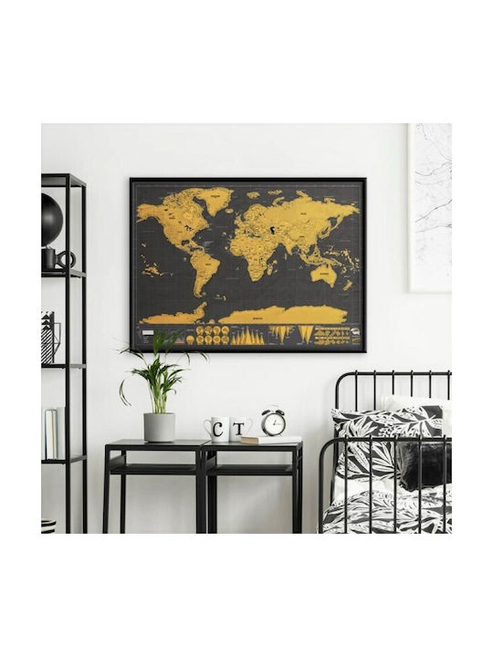 Rubbelkarte Für Bürodekoration Zubehör 82x59cm
