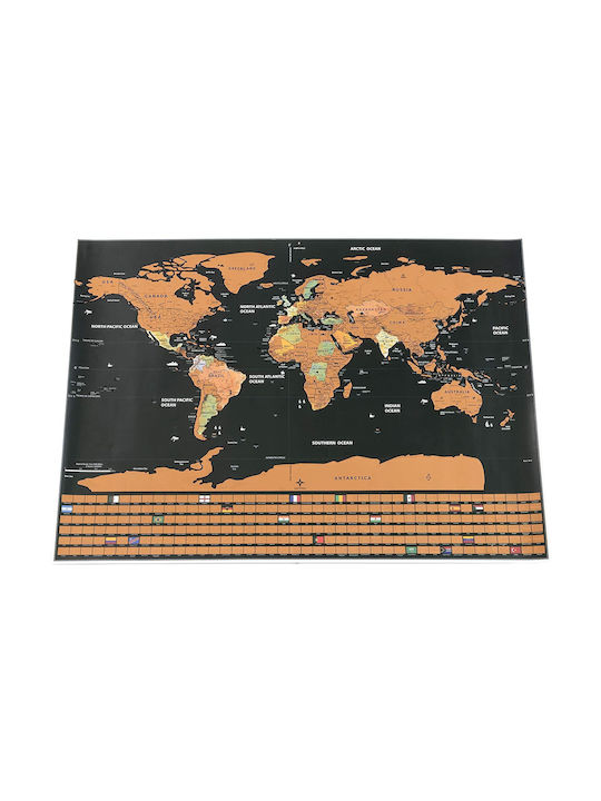 Rubbelkarte Für Bürodekoration Zubehör 82x59cm
