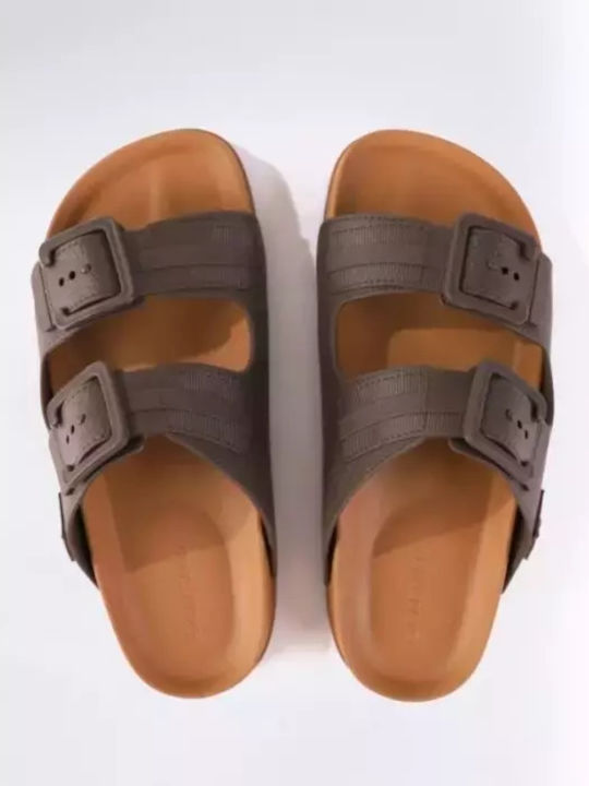 Herrensandalen in Braun Farbe
