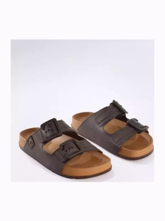 Herrensandalen in Braun Farbe