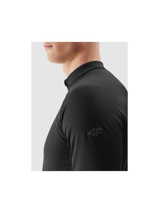 4F Long Sleeves Cycling Jersey Black