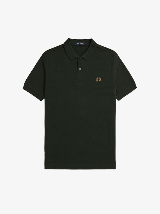 Herren Shirt Polo Night Green