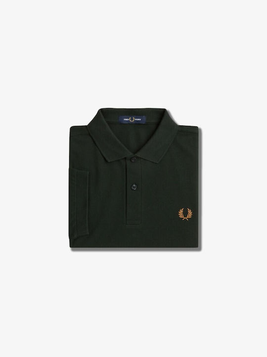 Herren Shirt Polo Night Green