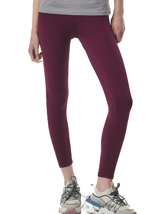 Body Action Frauen Gekürzt Leggings Lila