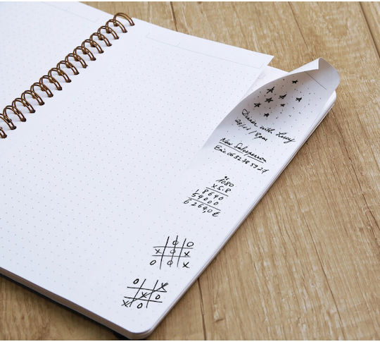 Rhodia Σημειωματάριο Σπιράλ B5 Ριγέ Κόκκινο