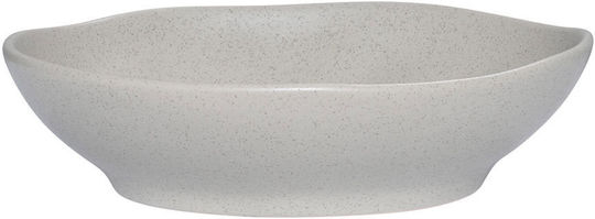 Estia Nordic Plate Shallow Ceramic Beige with Diameter 22cm