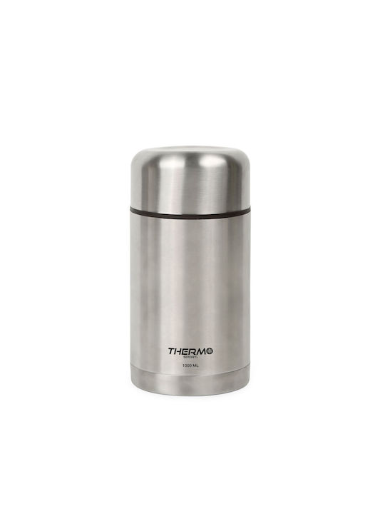 ThermoSport Cutie pentru Mâncare Termos Inox Argintiu 1000ml 1buc