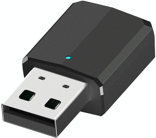 USB Bluetooth 5.0 Adapter με Εμβέλεια 10m Μπλε