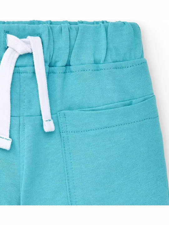 Kinder-Shorts/Bermudas Stoff Türkis