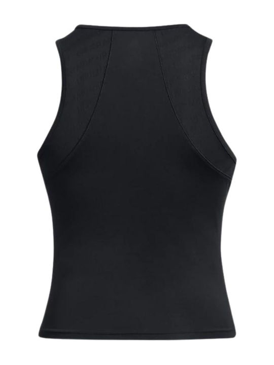 Under Armour Damen Sportliches Crop Top Ärmellos Black