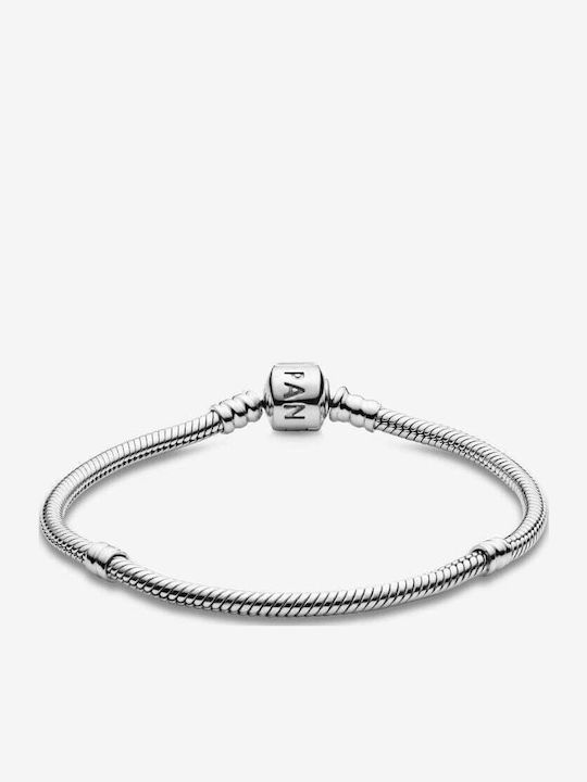 Pandora Γυναικείο Βραχιόλι Αλυσίδα από Ασήμι 17cm