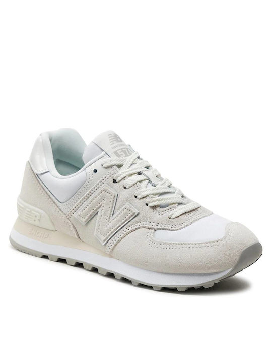 New Balance 574 Γυναικεία Sneakers Cloud White