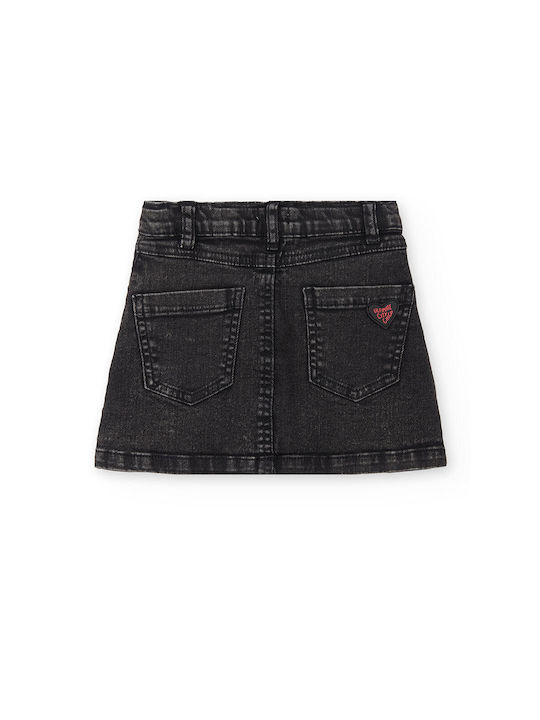 Nath Kids Kinder Jeansrock Schwarz