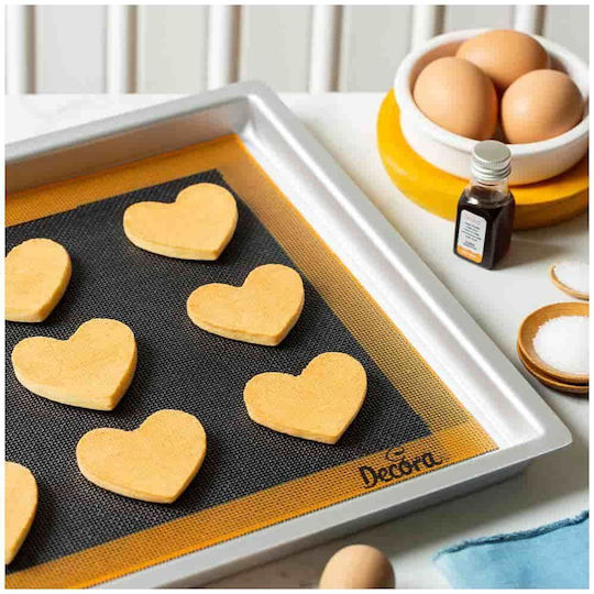 Decora Αντικολλητική Μεμβράνη Ψησίματος από Σιλικόνη 38.5x38.5cm