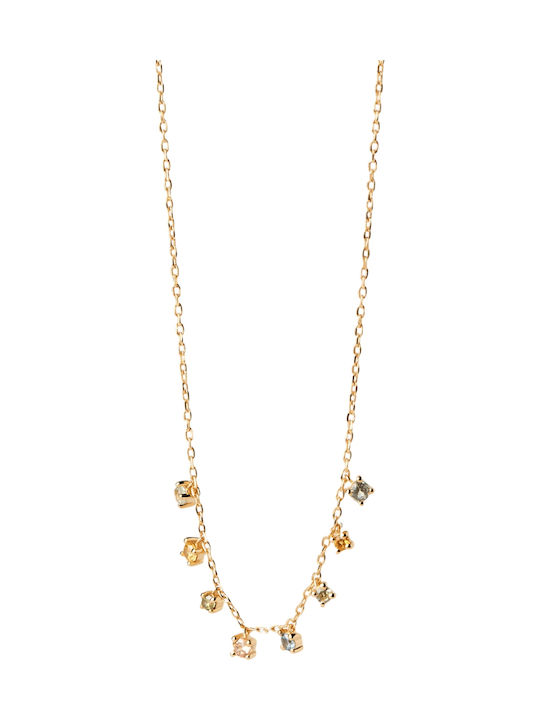 P D Paola Necklace Made Of Gold Plated Silver