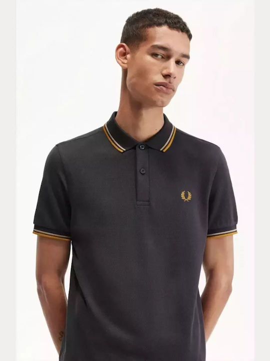 Fred Perry Bluza Bărbătească Polo Gri