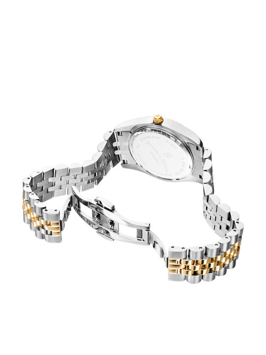 Jacques Du Manoir Women's Watch 34mm Battery with Gold Stainless Steel Bracelet