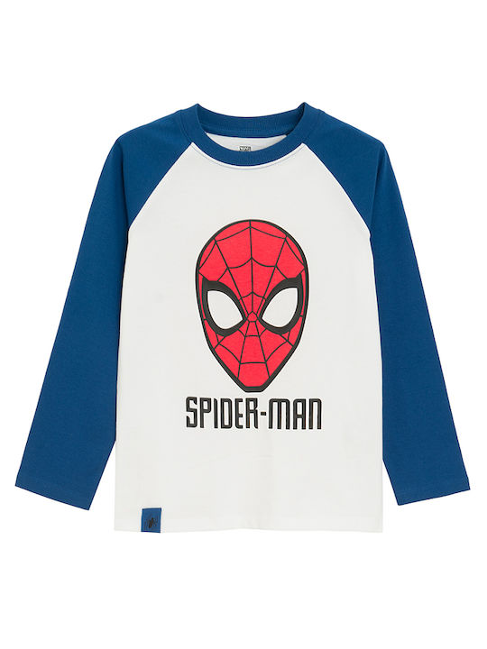 Σετ Παιδικές Μπλούζες Μπλε Spiderman Marvel