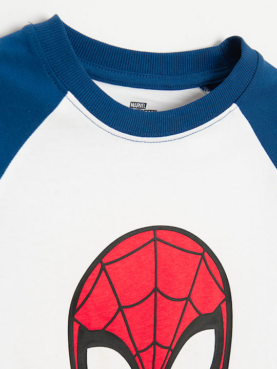 Σετ Παιδικές Μπλούζες Μπλε Spiderman Marvel