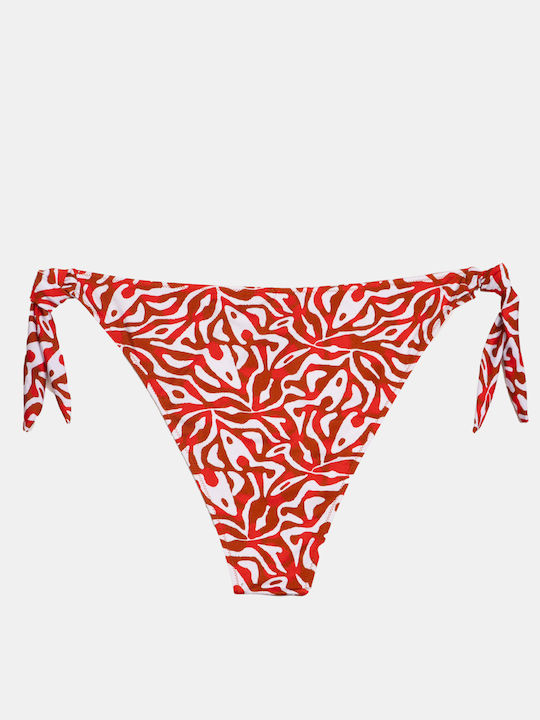 Rock Club Bikini Slip Corals Print