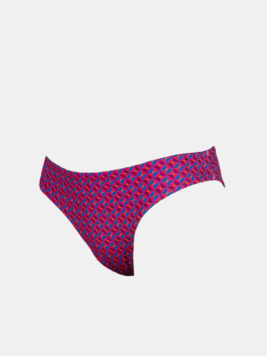 Rock Club Windy Print Bikini Slip Purple