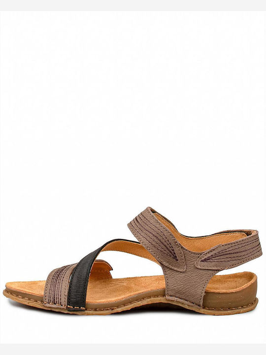 El Naturalista Panglao Women's Flat Sandals Anatomic in Brown Color