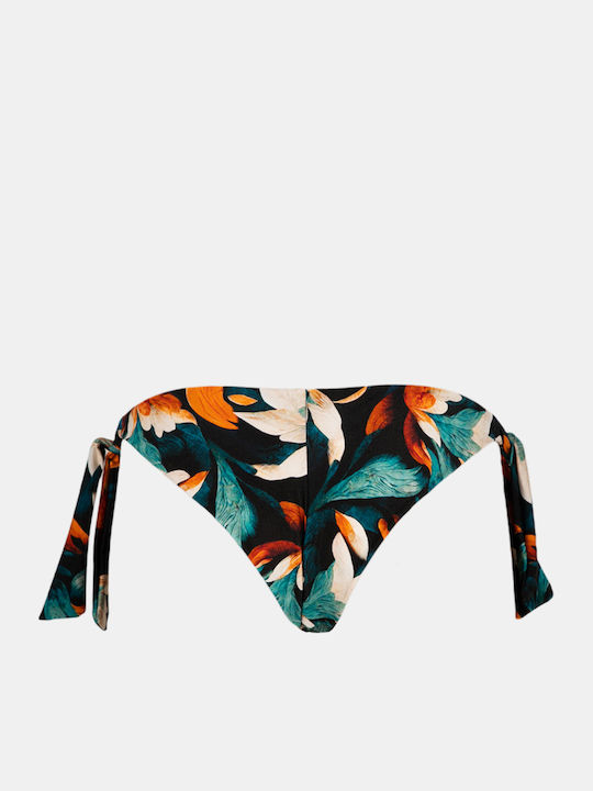 Art Print Bikini Brazil Cu Dantelă Albastru Marin