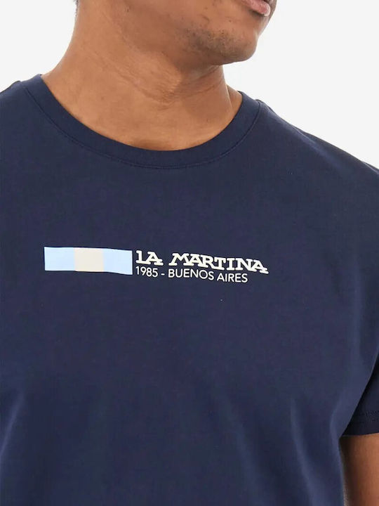 La Martina Herren Shirt Blau