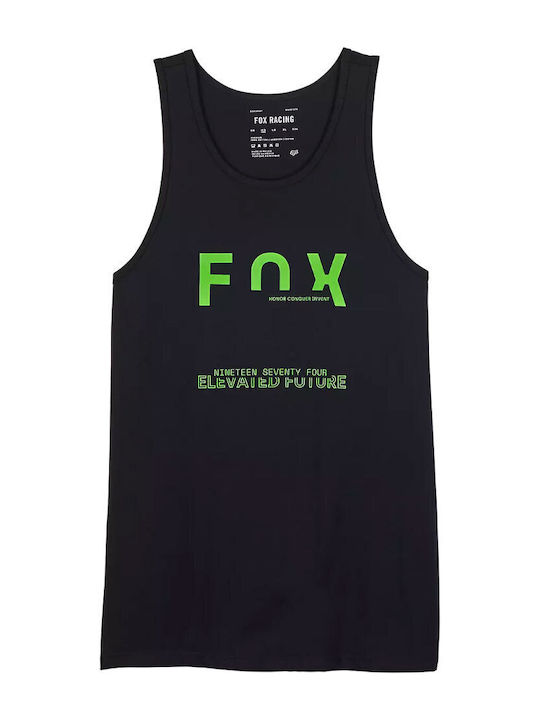 Fox Herren Ärmelloses Shirt Schwarz