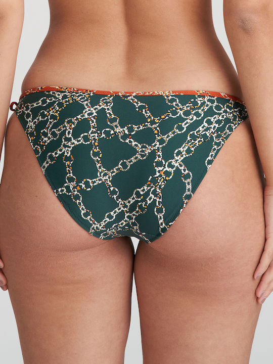 Marie Jo Bikini Brazilia cu Șnururi Malachite