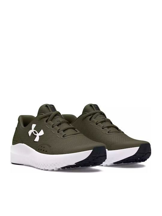 Surge 4 Kids Sports Shoes Running with Laces Green