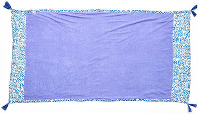 Verde Beach Towel Pareo Blue