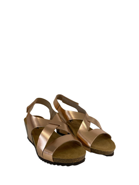 SPK Shoes Women's Platform Shoes Gold