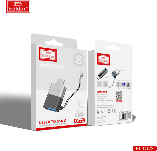 Earldom Converter USB-C female to USB-C female 1pcs (BG-40366)