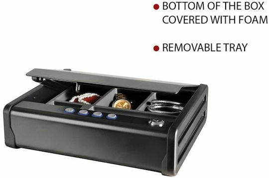 Master Lock Χρηματοκιβώτιο με Κλειδί Μ30.7xΠ25.1xΥ8.1cm Βάρους 30kg