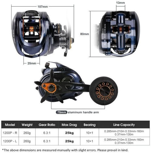 Noeby Nonsuch Μηχανισμός Ψαρέματος για Tai Rubber / Casting / Slow Jigging / Καθετή