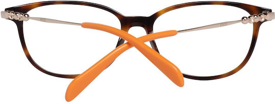 Emilio Pucci Women's Brown Prescription Eyeglass Frame EP5137 052