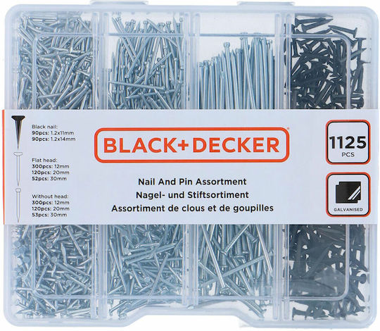 Black & Decker Nails 1125pcs