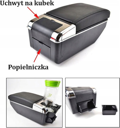 Me Premium Car Leather Armrest for Fiat Sedici Suzuki SX4
