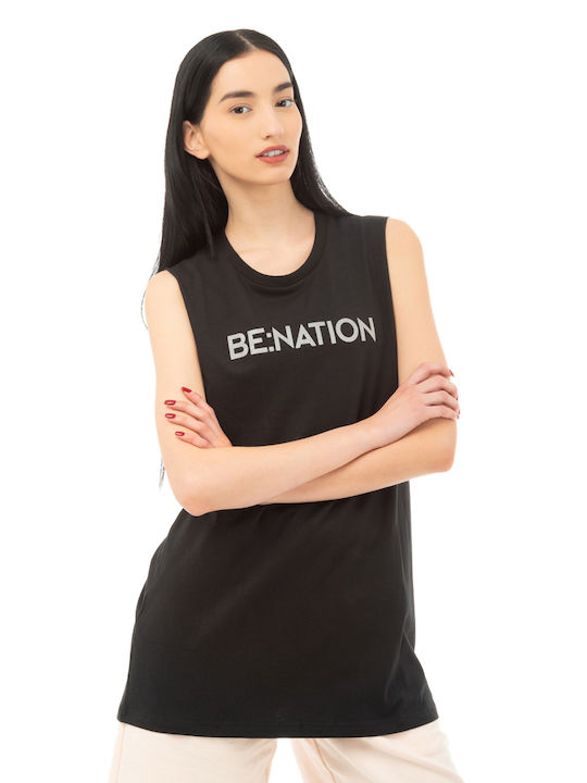 Be:Nation Women's Blouse Sleeveless Black