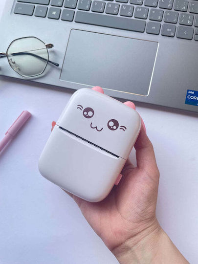Black and White Thermal Printer White / Pink